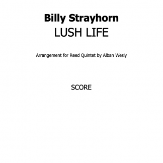 Strayhorn, Billy: Lush Life