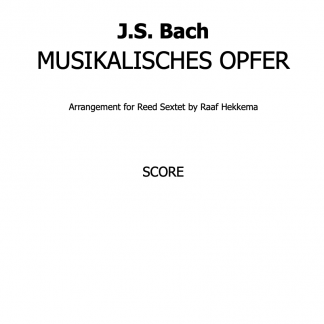 Bach, J.S.: Musikalisches Opfer