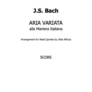 Bach, J.S.: Aria Variata alla Maniera Italiana